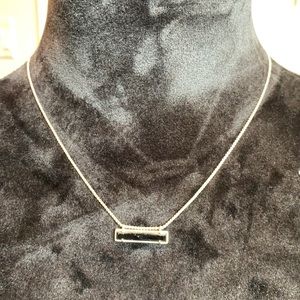 Kendra Scott Necklace. Black rectangular stone.